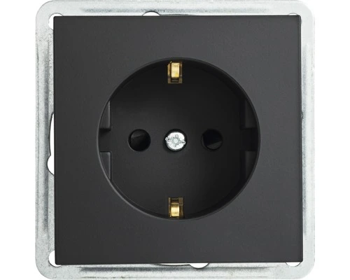 ROTH LANGE Primo Inbouw Wandcontactdoos (wcd) RA 1-voudig Met Verhoogde Aanrakingsbescherming Zwartgrijs 1 ROTH LANGE Primo Inbouw Wandcontactdoos (wcd) RA 1-voudig Met Verhoogde Aanrakingsbescherming Zwartgrijs