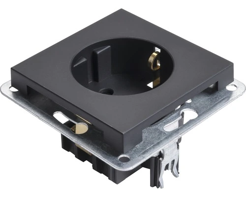 ROTH LANGE Primo Inbouw Wandcontactdoos (wcd) RA 1-voudig Met Verhoogde Aanrakingsbescherming Zwartgrijs 2 ROTH LANGE Primo Inbouw Wandcontactdoos (wcd) RA 1-voudig Met Verhoogde Aanrakingsbescherming Zwartgrijs - Afbeelding 2