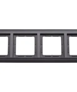 ROTH LANGE Primo 4-voudig Afdekraam Zwartgrijs