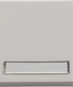 ROTH LANGE Plus Bedieningswipper Met Tekstvenster Voor Wissel Of Kruisschakelaar Zuiver Wit