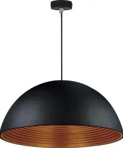 FLAIR Hanglamp Nashira Ø 40 Cm Zwart/goud -Binnenverlichting Verkoopwinkel DV 8 5868793 02 4c DE 20200814124656