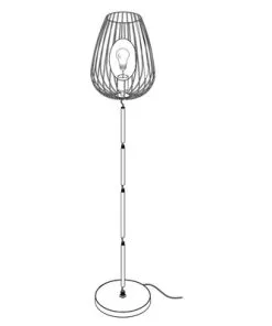 EGLO Vloerlamp Newtown 49474 1-lichts Hoogte 1595 Mm Zwart Energieklasse A++ -Binnenverlichting Verkoopwinkel DV 8 5881563 06 4c DE 20210126051653