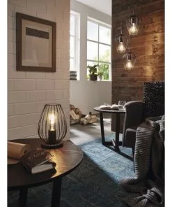 EGLO Hanglamp Newtown 3-lichts Zwart -Binnenverlichting Verkoopwinkel DV 8 5881564 03 4c DE 20210209161659