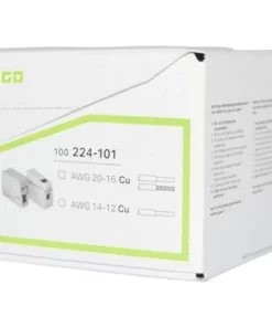 WAGO Kroonklem 224-101, 100 Stuks -Binnenverlichting Verkoopwinkel DV 8 5955046 08 4c DE 20200722221700