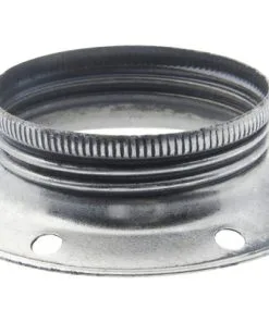 Fittingring E27 Metaal Vintage Zilver