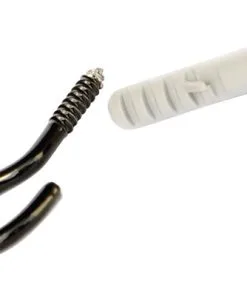 Haakplug (plug + Haak) Zwart