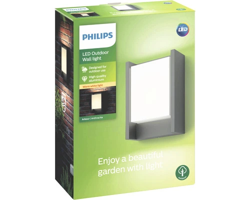 PHILIPS LED Buitenlamp Arbour Enkel Antraciet 5 PHILIPS LED Buitenlamp Arbour Enkel Antraciet - Afbeelding 5