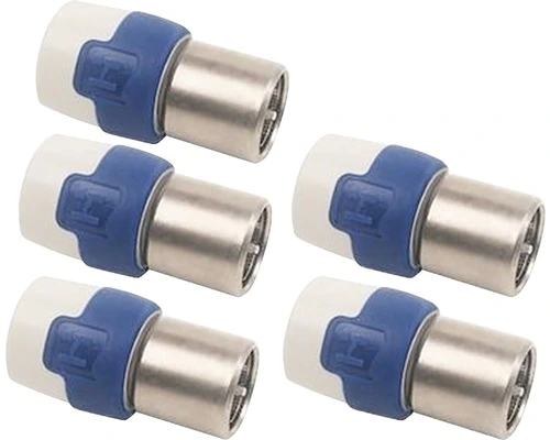 HIRSCHMANN Coax F-connector Quick Fix QFC 5, 5 Stuks 1 HIRSCHMANN Coax F-connector Quick Fix QFC 5, 5 Stuks