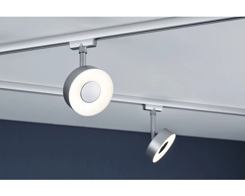 PAULMANN URail LED Spot Circle Chroom Mat 2 PAULMANN URail LED Spot Circle Chroom Mat - Afbeelding 2