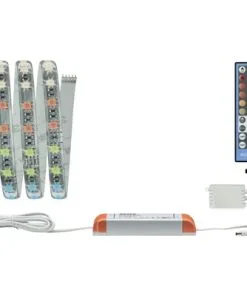 PAULMANN MaxLED 500 LED-strip Basisset RGBW 150 Cm Zilver Gecoat