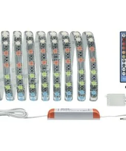 PAULMANN MaxLED 500 LED-strip Basisset RGBW 300 Cm Zilver Gecoat