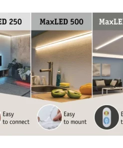 PAULMANN MaxLED 250 LED-strip Warmwit 500 Cm Zilver Ongecoat -Binnenverlichting Verkoopwinkel DV 8 6024094 11 4c AT 20221130111651 53