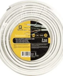 Q-LINK Combikabel Coax+UTP Wit 25 Meter 5 Q-LINK Combikabel Coax+UTP Wit 25 Meter -Binnenverlichting Verkoopwinkel DV 8 6066068 03 4c NL 20210204051657