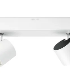 PHILIPS LED Plafondspot Star WarmGlow 2-lichts Wit