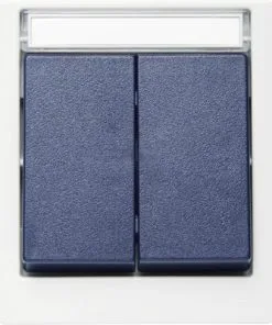 ROTH LANGE Opbouw Serieschakelaar IP55 Gijs/blauw Spatwaterdicht