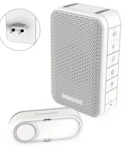HONEYWELL Draadloze Gong Met Beldrukker DC313SP2 Wit