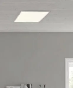 BRILLIANT LED Plafonniere Ceres Easydim 35x35 Cm Nikkel