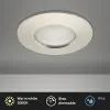 BRILONER LED Inbouwspot 8308 Ø 75 Mm Nikkel Mat