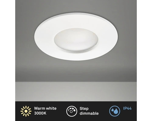 BRILONER LED Inbouwspot 8308 Ø 75 Mm Wit 1 BRILONER LED Inbouwspot 8308 Ø 75 Mm Wit