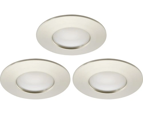BRILONER LED Inbouwspot Set 8308 Ø 75 Mm Nikkel Mat, 3 Stuks 2 BRILONER LED Inbouwspot Set 8308 Ø 75 Mm Nikkel Mat, 3 Stuks - Afbeelding 2