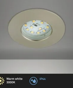 BRILONER LED Inbouwspot 8311 Ø 75 Mm Nikkel Mat