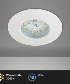 BRILONER LED Inbouwspot 8311 Ø 75 Mm Wit