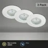 BRILONER LED Inbouwspot Set 8311 Ø 75 Mm Wit, 3 Stuks