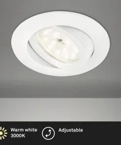 BRILONER LED Inbouwspot 8312 Ø 82 Mm Wit