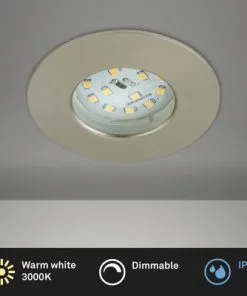 BRILONER LED Inbouwspot 8316 Ø 75 Mm Nikkel Mat