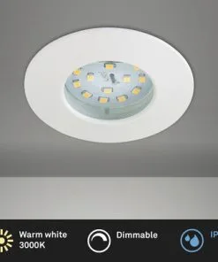 BRILONER LED Inbouwspot 8316 Ø 75 Mm Wit