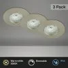BRILONER LED Inbouwspot Set 8316 Ø 75 Mm Nikkel Mat, 3 Stuks