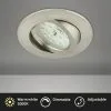 BRILONER LED Inbouwspot 8317 Ø 82 Mm Nikkel Mat