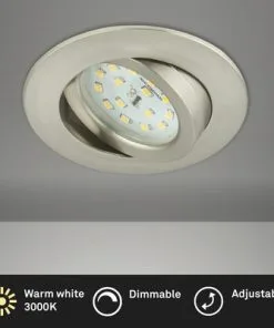 BRILONER LED Inbouwspot 8317 Ø 82 Mm Nikkel Mat