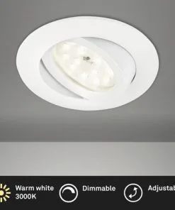 BRILONER LED Inbouwspot 8317 Ø 82 Mm Wit