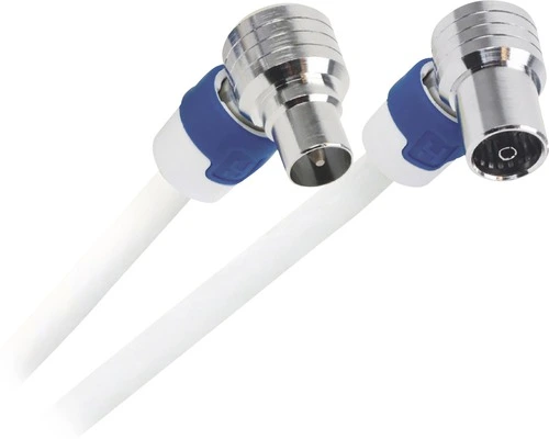HIRSCHMANN Coax Aansluitkabel FEKAB 5 Wit 1,5 Meter 1 HIRSCHMANN Coax Aansluitkabel FEKAB 5 Wit 1,5 Meter