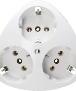 ROTH LANGE Inbouw Wandcontactdoos 3-voudig RA Polarwit