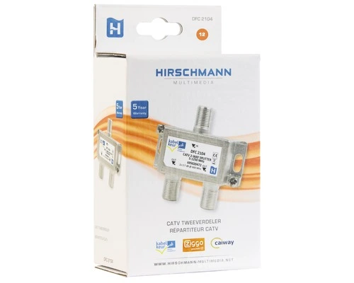 HIRSCHMANN Coax Splitter DFC 2104 (F-connector) 2 HIRSCHMANN Coax Splitter DFC 2104 (F-connector) - Afbeelding 2