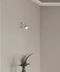 LED Spot 1-lichts Nikkel