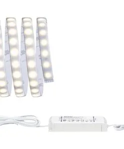 PAULMANN MaxLED 500 LED-strip Basisset Warmwit 150 Cm Zilver Gecoat