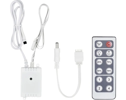 PAULMANN MaxLED Dim-/schakelcontroller Met IR Afstandsbediening Voor Eenkleurige MaxLED-strips 1 PAULMANN MaxLED Dim-/schakelcontroller Met IR Afstandsbediening Voor Eenkleurige MaxLED-strips