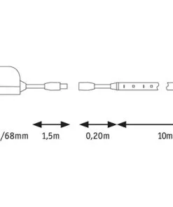 PAULMANN SimpLED LED-stripset Daglichtwit 10 M Wit Gecoat -Binnenverlichting Verkoopwinkel DV 8 6406890 08 4c DE 20210914133612