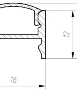 LED-strip Profiel LPS12 Aluminium 200 Cm -Binnenverlichting Verkoopwinkel DV 8 6501800 04 4c CH 20210208111651