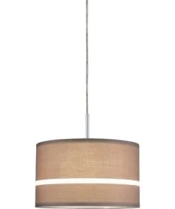 PAULMANN DecoSystems Lampenkap Tessa Ø 25,5 Cm Donkerbruin