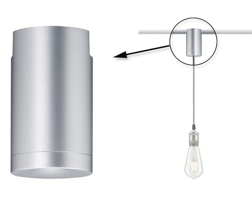 PAULMANN URail Universele Hanglamp Adapter Chroom Mat 3 PAULMANN URail Universele Hanglamp Adapter Chroom Mat - Afbeelding 3