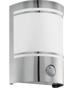 EGLO Buitenlamp Cerno Met Schemersensor RVS