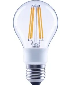 FLAIR LED Filament Lamp Met Batterij E27/6,5W Kogelvorm Helder