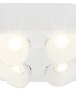 AEG LED Plafondlamp Leca 4-lichts Wit