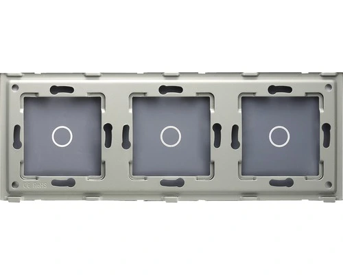 ONE TWO TOUCH Glaspaneel 3x Enkel Voor Touch Schakelmateriaal Zwart 3 ONE TWO TOUCH Glaspaneel 3x Enkel Voor Touch Schakelmateriaal Zwart - Afbeelding 3