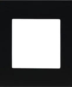 Binnenverlichting Verkoopwinkel 27 ONE TWO TOUCH Afdekraam Glas 1-voudig Zwart