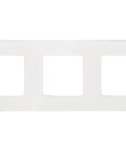 ONE TWO TOUCH Afdekraam Glas 3-voudig Wit